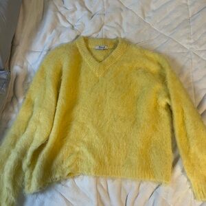 Madewell Small Yellow Cozy Sweater
